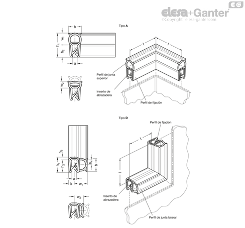 Perfiles De Goma - Protección Para Escaleras Y Acceso