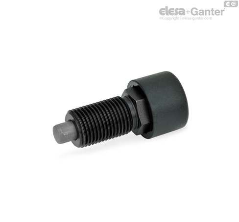 Pestillo De Bloqueo Ganter GN 702-17-40-A-SW – 4 Posiciones, Longitud 40 Mm, Color Negro | Para Cajones Y Aplicaciones Ligeras